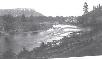 Rogue River black and white